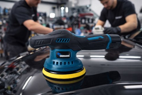 21V POLERKA SAMOCHODOWA AKUMULATOROWA NA BATERIE + 2x aku 3.0AH MOCNA