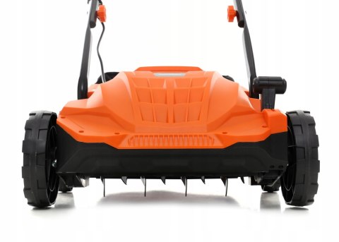Aerator wertykulator elektryczny Kraft&Dale trawy regulacja z koszem 2400W