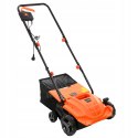 Aerator wertykulator elektryczny Kraft&Dale trawy regulacja z koszem 2400W