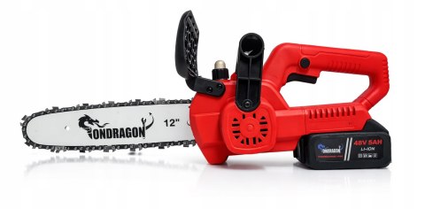 BEZSZCZOTKOWA PIŁA ŁAŃCUCHOWA PILARKA AKUMULATOROWA 12" 48V 2x AKU PRO