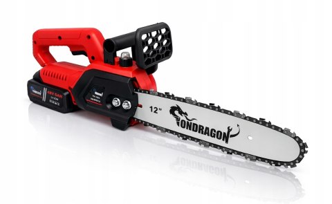 BEZSZCZOTKOWA PIŁA ŁAŃCUCHOWA PILARKA AKUMULATOROWA 12" 48V 2x AKU PRO