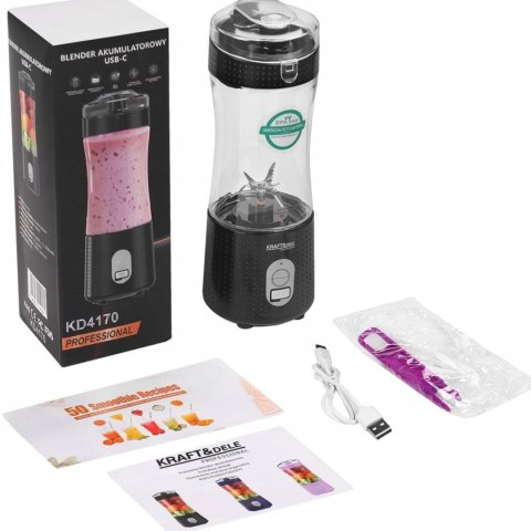 Blender kielichowy Kraft&Dele KD4170 0 W czarny