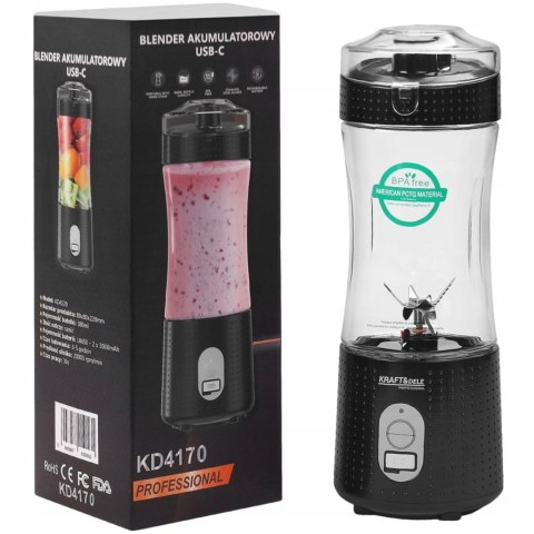 Blender kielichowy Kraft&Dele KD4170 0 W czarny