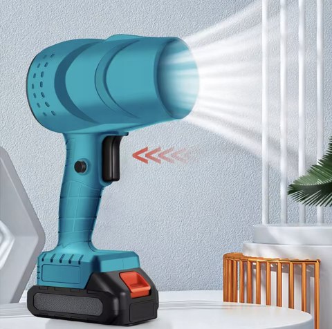 Dmuchawa akumulatorowa poręczna 400W 2 x AKU ręczna do liści kurzu śniegu