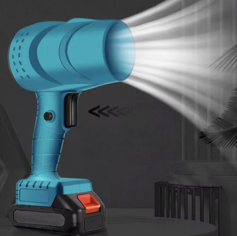 Dmuchawa akumulatorowa poręczna 400W 2 x AKU ręczna do liści kurzu śniegu