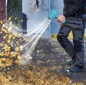 Dmuchawa akumulatorowa poręczna 400W 2 x AKU ręczna do liści kurzu śniegu