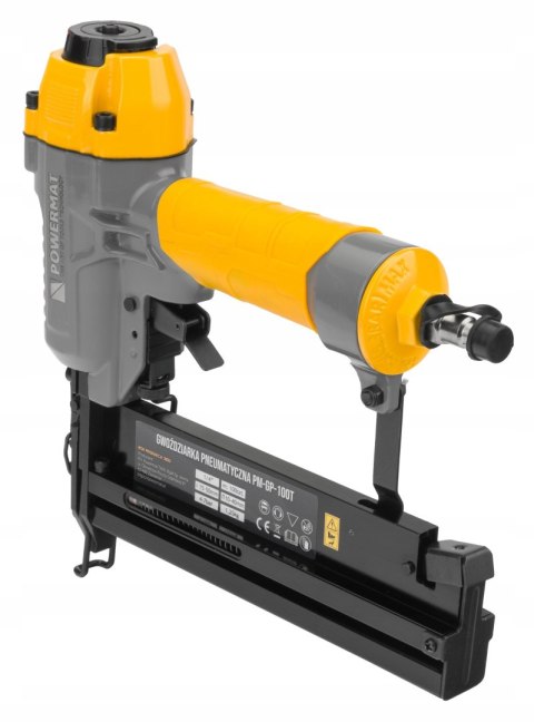 Gwoździarka pneumatyczna Powermat PM-GP-100T, max. długość 50 mm, walizka