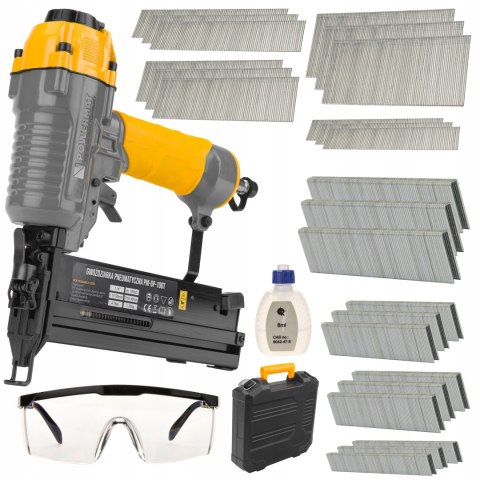 Gwoździarka pneumatyczna Powermat PM-GP-100T, max. długość 50 mm, walizka