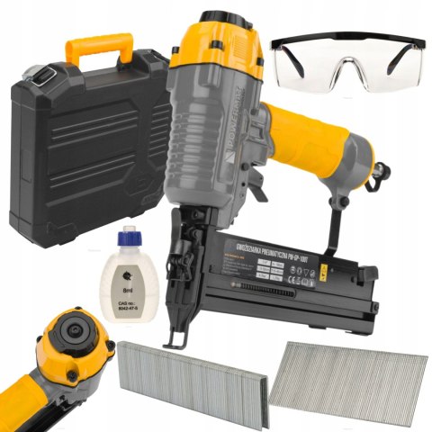 Gwoździarka pneumatyczna Powermat PM-GP-100T, max. długość 50 mm, walizka