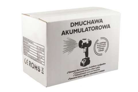 MOCNA DMUCHAWA AKUMULATOROWA TURBO RĘCZNA POWIETRZNA OGRODOWA BEZSZCZOTKOWA