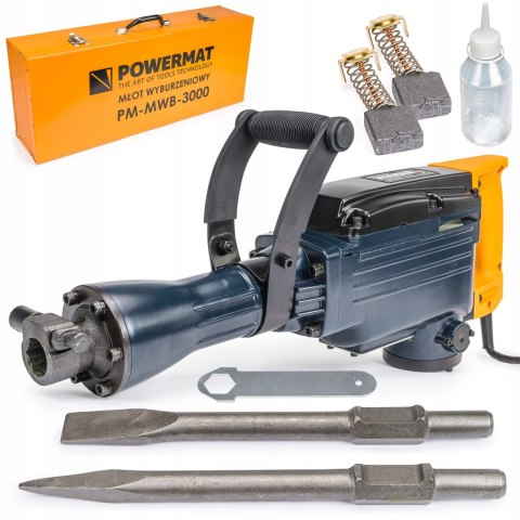 Młot wyburzeniowy Powermat PM-MWB-3000 45 J 3000 W
