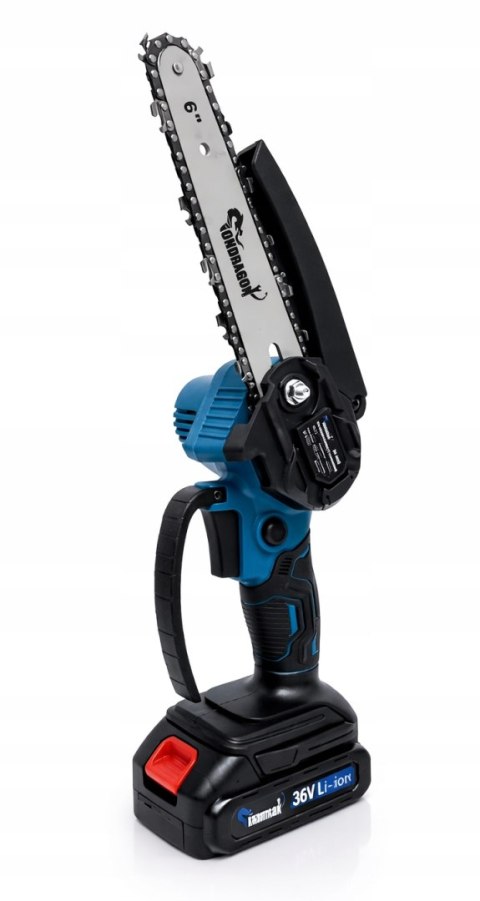 PIŁA ŁAŃCUCHOWA AKUMULATOROWA PILARKA AKU 6" 36V AKUMULATOR ŁAŃCUCH MOCNA