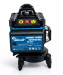 POZIOMICA LASEROWA LASER KRZYŻOWY ZIELONY SAMOPOZIOMUJĄCA 4D 360 + STATYW