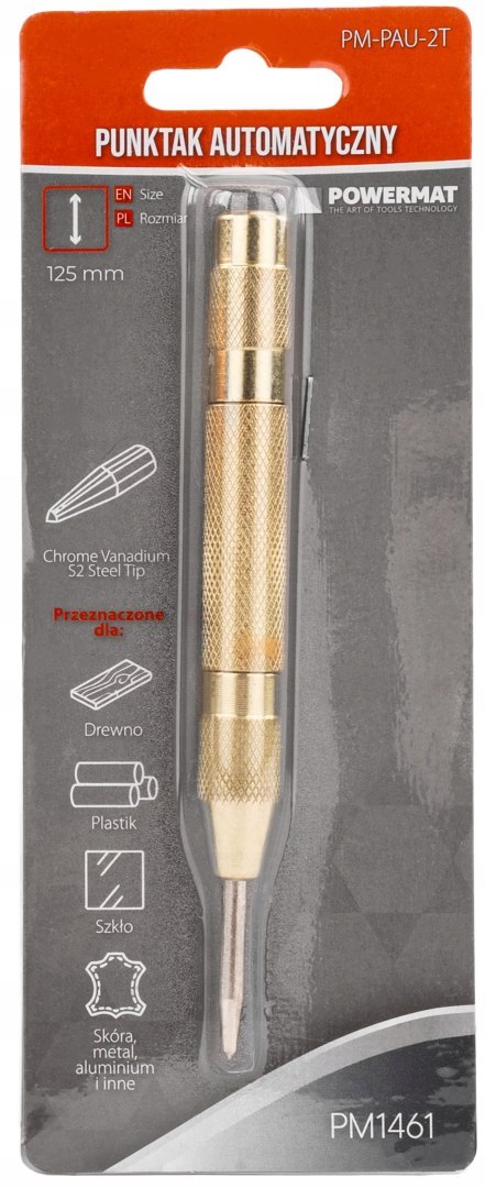 PUNKTAK AUTOMATYCZNY MOSIĘŻNY DO ZNAKOWANIA METALU DREWNA PCV PRECYZYJNY