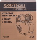 Pompa zestaw hydroforowy Kraft&Dele 1200 W 3600 l/h