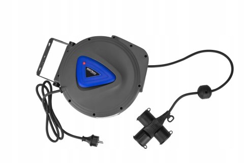 Przedłużacz bębnowy Kraft&Dele 20 m 3 szt. gniazd czarny