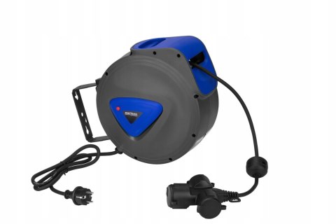 Przedłużacz bębnowy Kraft&Dele 20 m 3 szt. gniazd czarny