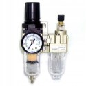 Reduktor ciśnienia z odwadniaczem i smarownicą 1/2