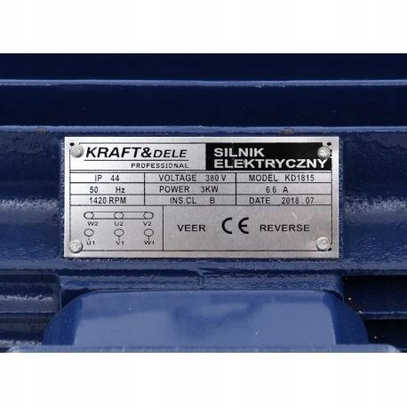 Silnik elektryczny Kraft&Dele KD1816 4 KM 3 kW
