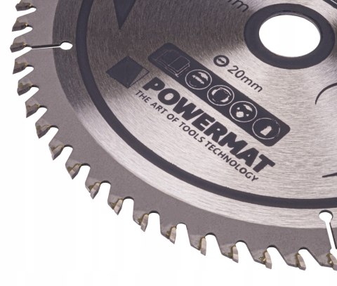 Tarcza widiowa do drewna Powermat Extreme PM0884 185 x 20 mm