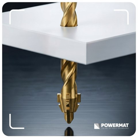 UNIWERSALNE WIERTŁA MIMOŚRODOWE CZTEROOSTRZOWE 7 SZTUK DO CERAMIKI SZKŁA