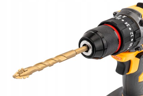 UNIWERSALNE WIERTŁA MIMOŚRODOWE CZTEROOSTRZOWE 7 SZTUK DO CERAMIKI SZKŁA