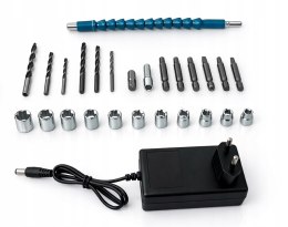 WIERTARKO WKRĘTARKA AKUMULATOROWA BEZSZCZOTKOWA UDAROWA 36V LED 2xAKU BITY