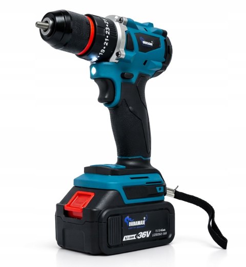 ZESTAW 3w1 WKRĘTARKA SZLIFIERKA KĄTOWA KLUCZ UDAROWY AKUMULATOROWA 36V 2AKU