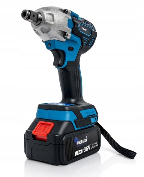 ZESTAW 3w1 WKRĘTARKA SZLIFIERKA KĄTOWA KLUCZ UDAROWY AKUMULATOROWA 36V 2AKU