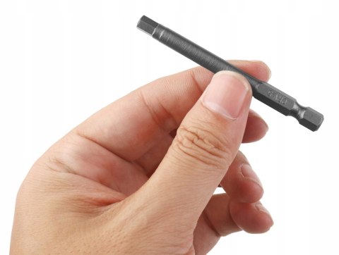 ZESTAW BITÓW DŁUGICH UDAROWYCH DO WKRĘTARKI 75mm + UCHWYT 50el.