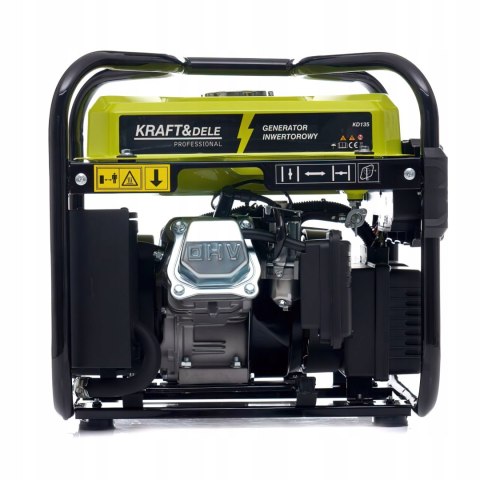Agregat Prądotwórczy Przenośny Jednofazowy 2,5KW 2500W 4KM Kraft&Dele