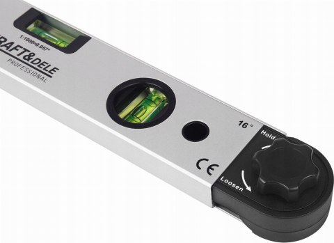 Kątomierz Elektroniczny z Poziomnicą LCD 400 mm Karf&Dele