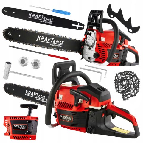 PIŁA SPALINOWA PILARKA ŁAŃCUCHOWA 5,9KM 45cm3 + łańcuch + prowadnica