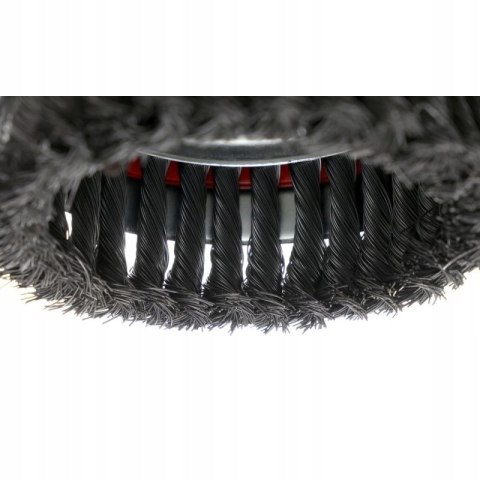 SZCZOTKA DRUCIANA CZOŁOWA PLECIONA DRUT + OPASKA 125MM M14 5" KD10979