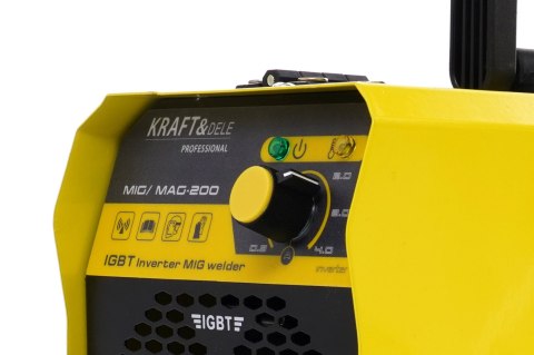 Spawarka MIGOMAT bezgazowy Kraft&Dele MIG 200A NO GAS FCAW FLUX półautomat