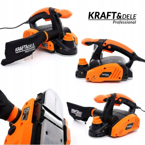 Strug Hebel Sieciowy 230 V 1450 W Worek Kurz 16.000 RPM 0-3 mm Kraft&Dele