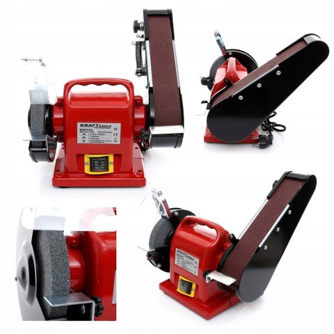 Szlifierka Stołowa Taśmowa Kamienna do Drewna Metalu 2w1 230V 1800W