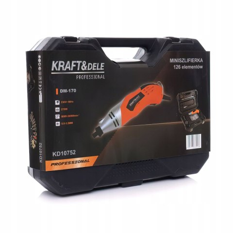 Szlifierka Wielofunkcyjna Kraft&Dele 270 W 230 V Zestaw 126 Elementów