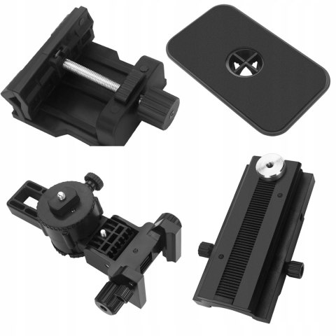 Tyczka Rozporowa do Poziomicy Laserowej 3m 1/4" 360° -45° do 45° Kraft&dele