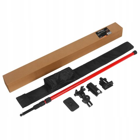 Tyczka Rozporowa do Poziomicy Laserowej 3m 1/4" 360° -45° do 45° Kraft&dele