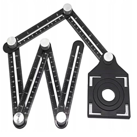 WZORNIK SZABLON PRZYMIAR ZNACZNIK OTWORÓW PŁYTEK KD10385