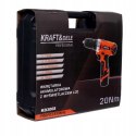 Wkrętarka wiertarka akumulatorowa Kraft&Dele KD3068 12V Li-ion LCD 2baterie