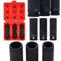 ZESTAW NASADKI UDAROWE KLUCZE NASADOWE 3 SZT 1/2