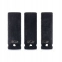 ZESTAW NASADKI UDAROWE KLUCZE NASADOWE 3 SZT 1/2" L:78 17-21mm KRAFT&DELE
