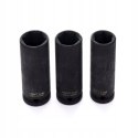 ZESTAW NASADKI UDAROWE KLUCZE NASADOWE 3 SZT 1/2" L:78 17-21mm KRAFT&DELE