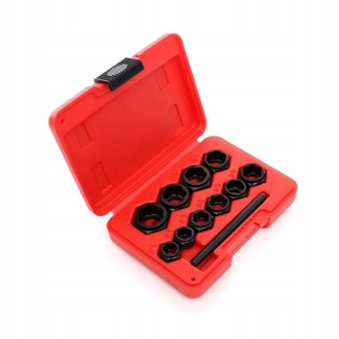 Zestaw Nasadki Obrobionych Zerwanych Kraft&Dele 9-19 mm 10 sztuk