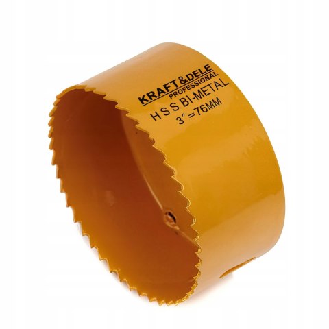 Zestaw Otwornic do Drewna Metalu 17 sztuk 19-76 mm + Adapter Kraft&Dele