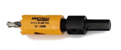 Zestaw Otwornic do Drewna Metalu 17 sztuk 19-76 mm + Adapter Kraft&Dele