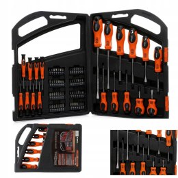 Zestaw Wkrętaków Śrubokrętów z Bitami Kraft&Dele 75 Elementów