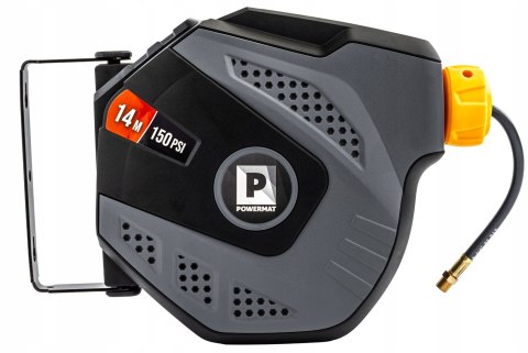 AUTOMATYCZNY ZWIJACZ BĘBEN WĄŻ 14M PNEUMATYCZNY CIŚNIENIOWY 10 BAR UCHWYT